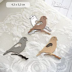 Нож "Девичья тайна. Птица", 4,3х5,3 см (ScrapMania)