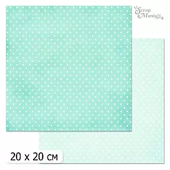20х20 Бумага "Фономикс. Горошки. Дизайн 8" (ScrapMania)