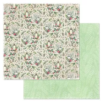 Бумага "Грибное лукошко. Фонарь" (ScrapMania)
