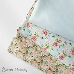 Отрез ткани 75х50 см "Пробуждение природы. Розы" (ScrapMania)