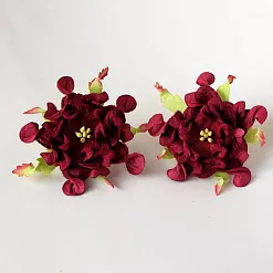 Гардения большая "Бордовая", 7 см, 1 шт (Craft)