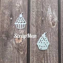 Нож "Маффин", 2х3 см (ScrapMan)