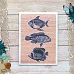 Тканевая карточка "Мой капитан. Рыбы" (ScrapMania)
