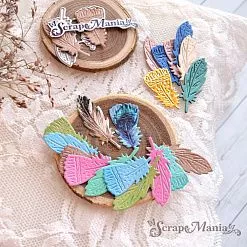 Нож "Пасха. Перышки", 1,4х3,5 см (ScrapMania) Нож "Пасха. Перышки", 1,4х3,5 см (ScrapMania)