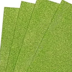 Лист фоамирана А4 с глиттером "Premium. Фисташковый", 2 мм