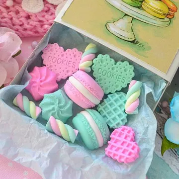 Набор миниатюр "Сладости зефирные", 12 шт (Югарт)