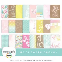 Большой набор карточек "Dreamy", 616 шт (American Crafts)