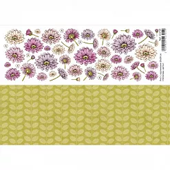 Лист с картинками 10х30 см "Непоседы. Цветы" (ScrapMania)