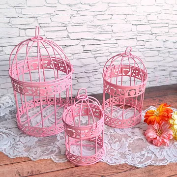 Набор клеток "Розовые", 3 шт (Китай)