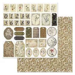 Бумага "Ботанические истории. Ярлыки и теги" (ScrapMania) Бумага "Ботанические истории. Ярлыки и теги" (ScrapMania)