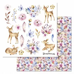 Набор бумаги 20х20 см для вырезания и вдохновения "Персонажи", 6 листов (ScrapMania)