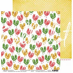 Набор бумаги 30х30 см "Красна девица", 13 листов (Polkadot)