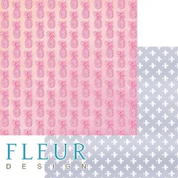 Бумага "Каникулы. Ананасы" (Fleur-design)