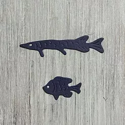 Нож "Рыбы 2", 6,5х3,5 см (ArtScrap) Нож "Рыбы 2", 6,5х3,5 см (ArtScrap)