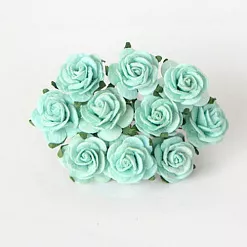 Букет крупных роз "Мятный", 2 см, 10 шт (Craft) Букет крупных роз "Мятный", 2 см, 10 шт (Craft)