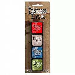 Набор штемпельных подушечек Distress mini kit 5 (Ranger)