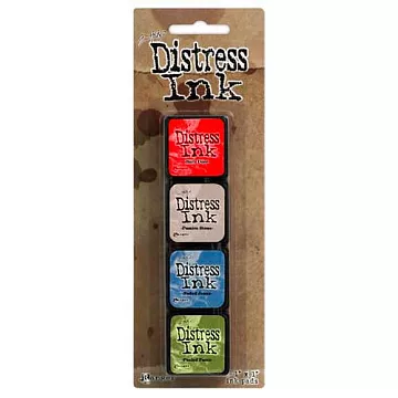 Набор штемпельных подушечек Distress mini kit 5 (Ranger)