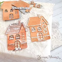 Нож "Добрый праздник. Пряничный домик", 5,5х6,6 см (ScrapMania)