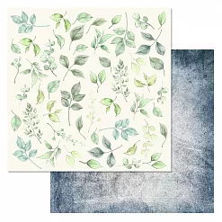 Набор бумаги 30,5х30,5 см "Небесная роса", 12 листов (ScrapMania)