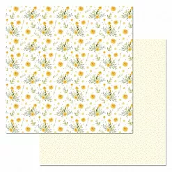 Набор бумаги 30,5х30,5 см "Варенье из одуванчиков", 12 листов (ScrapMania)