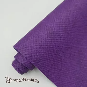 Отрез экокожи 30х69 см "Переплетный. Перфорированный. Фиолетовый" (Pty Китай)