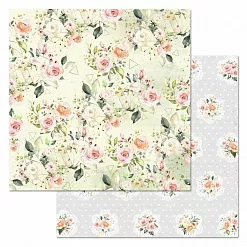 Набор бумаги 20х20 см "Мечты невесты", 12 листов (ScrapMania)