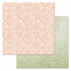 Набор бумаги 30,5х30,5 см "Фономикс. Свадебный букет", 12 листов (ScrapMania)
