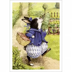 Тканевая карточка "Кроличья семья. Прогулка" (ScrapMania)