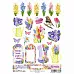 Скрап-карта А4 "Время тюльпанов. Теги и картинки" (ScrapMania)