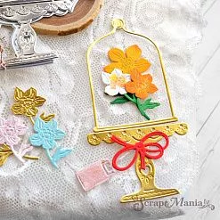 Нож "Клош. Нарцисс под куполом", 4,6х6,6 см (ScrapMania)
