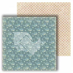 Бумага "На дне морском. Киты" (DreamLight Studio)