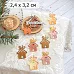 Нож "Новогодние игрушки. Домик", 2,4х3,2 см (ScrapMania)