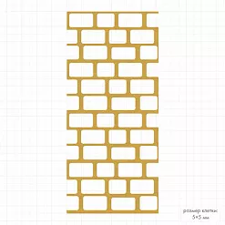Нож "Кирпичи крупные", 6,3х14,1 см (Mr.Painter) Нож "Кирпичи крупные", 6,3х14,1 см (Mr.Painter)