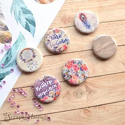 Набор фишек "Танцы ветра. Это любовь" (ScrapMania) Набор фишек "Танцы ветра. Это любовь" (ScrapMania)