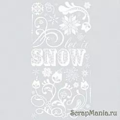 Натирки "Eskimo Kisses. Белые" (Basic Grey)