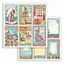 Набор бумаги 20х20 см "Christmas Patchwork" (Stamperia)