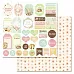 Набор бумаги 30,5х30,5 см "Лесное чудо", 12 листов (ScrapMania)
