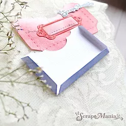 Нож "Конверты. Карман с рамкой для надписи", 4,8х8,5 см (ScrapMania)