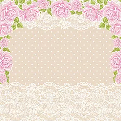 Бумага "Теперь семья. Ванильное счастье" (ScrapMania)