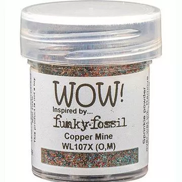 Пудра для эмбоссинга непрозрачная "Copper Mine. Медный рудник" (WOW)