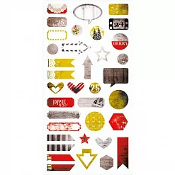 Набор бумаги 30х30 см "Святки", 12 листов