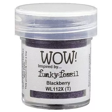 Пудра для эмбоссинга полупрозрачная "Blackberry. Ежевика" (WOW)
