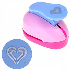 Дырокол 3D эффект 3,5 см "Сердце" Дырокол 3D эффект 3,5 см "Сердце"