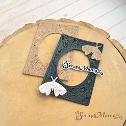 Нож "Картинная галерея. Мотылек", 5,6х8 см (ScrapMania) Нож "Картинная галерея. Мотылек", 5,6х8 см (ScrapMania)