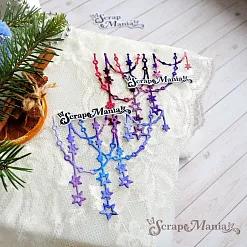 Нож "Хрустальная гирлянда", 7,4х7,5 см (ScrapMania)