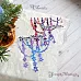 Нож "Хрустальная гирлянда", 7,4х7,5 см (ScrapMania)