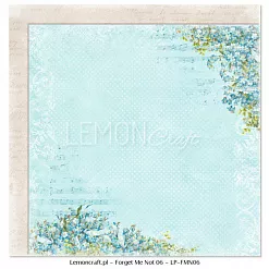 Набор бумаги 30х30 см "Forget me not", 6 листов (Lemon Craft) Набор бумаги 30х30 см "Forget me not", 6 листов (Lemon Craft)