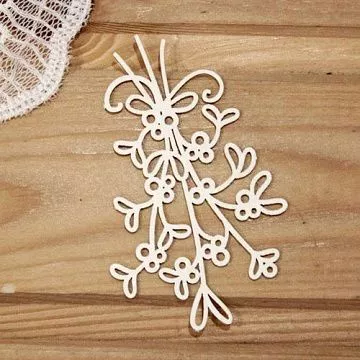 Украшение из чипборда "Омела 2" (Просто небо)