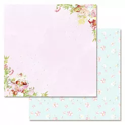 Набор бумаги 30,5х30,5 см "Клубничное детство", 9 листов (ScrapMania)