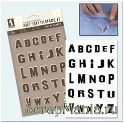 Набор штампов InkaDinkaDo "Алфавит (Amy Smyth)" Набор штампов InkaDinkaDo "Алфавит (Amy Smyth)"